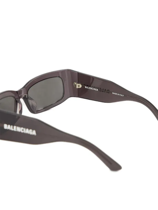 【正規品】BALENCIAGA スクエアフレーム サングラス 付属品完備 Balenciaga Eyewear スクエアフレーム サングラス | ブラウン