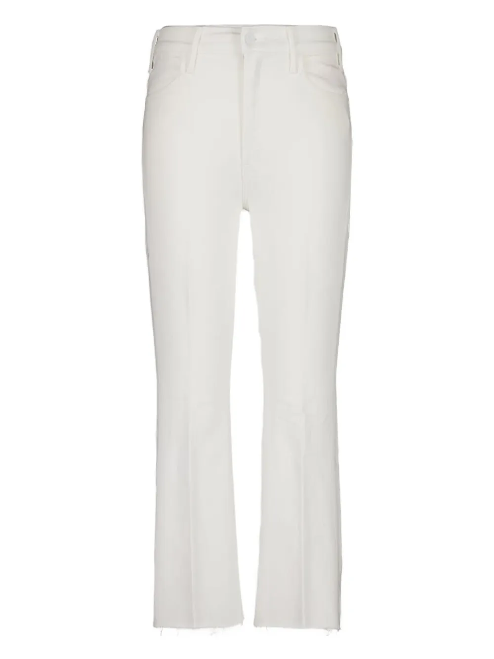 MOTHER Ausgefranste Lil' Hustler Jeans - Weiß