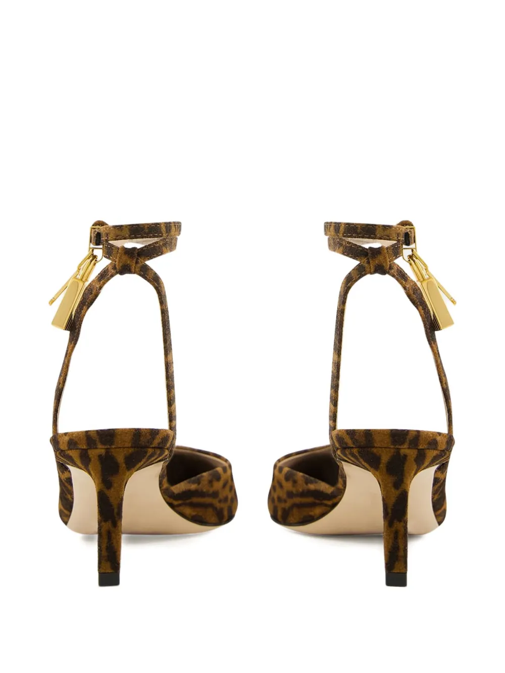 TOM FORD Ocelot pumps met hangslot Bruin