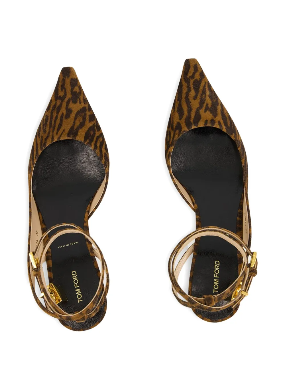 TOM FORD Ocelot pumps met hangslot Bruin