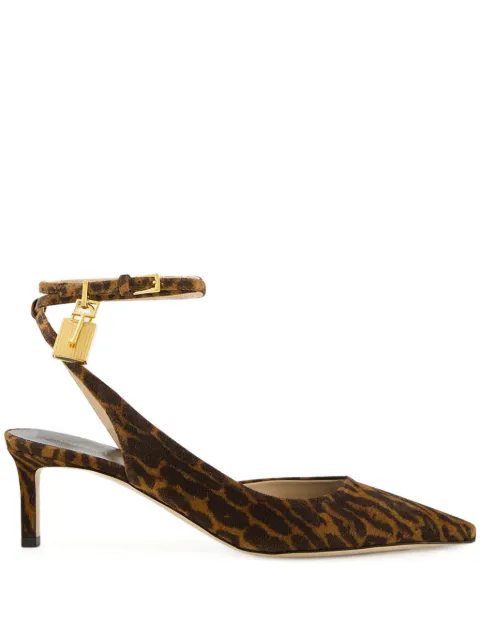 TOM FORD Ocelot padlock-detail pumps