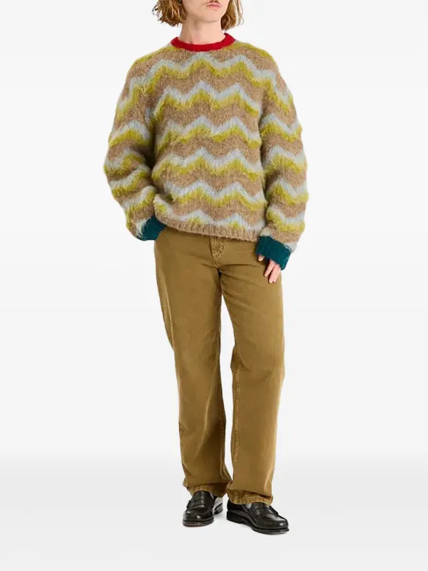 トップス THEREDTHREAD S big symbol knit melt THEREDTHREAD S big symbol knit melt