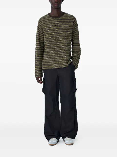 Brain Dead striped long-sleeve T-shirt