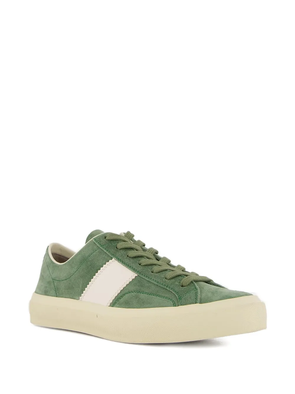 TOM FORD Cambridge leather sneakers Green