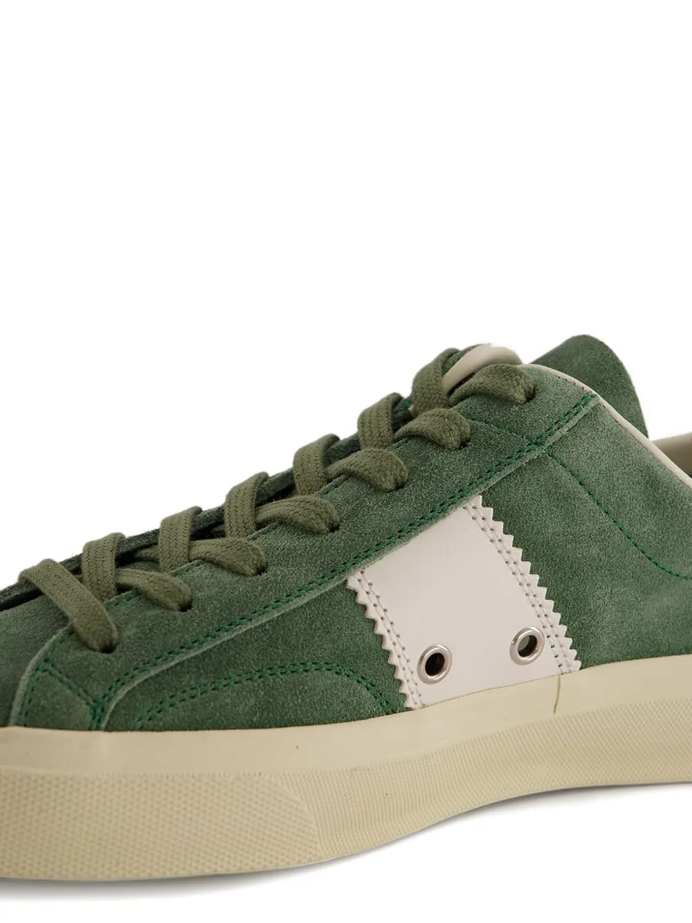TOM FORD Cambridge leather sneakers Green