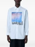 Jean Paul Gaultier graphic-print shirt - White