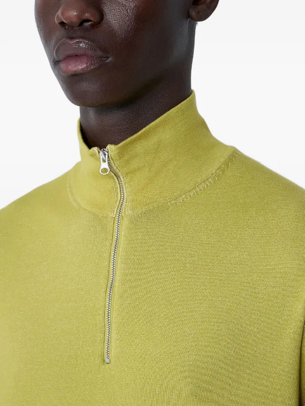 C.P. Company ハイネック ハーフジップセーター | イエロー | FARFETCH JP