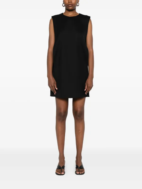 Sportmax Sleeveless Fringe Dress | Black | FARFETCH