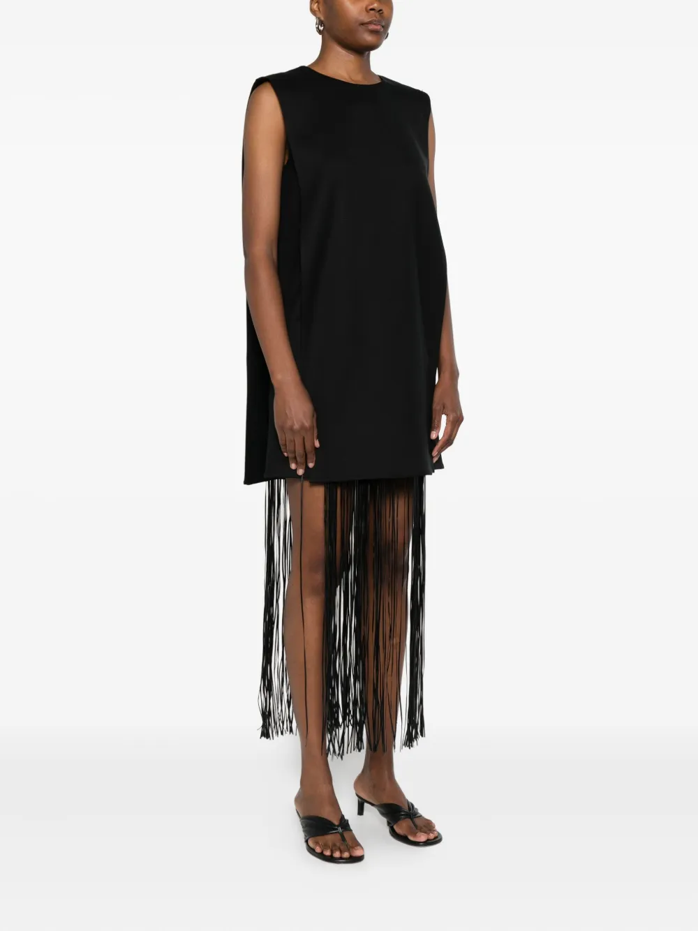 Sportmax Mouwloze jurk Zwart