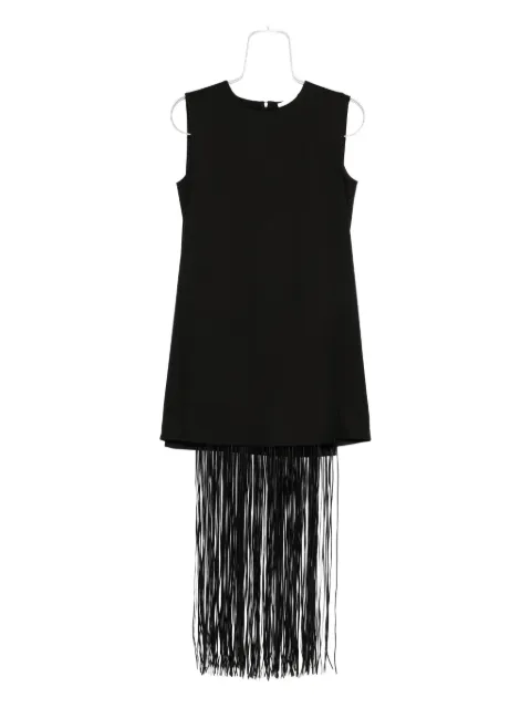 Sportmax sleeveless fringe dress