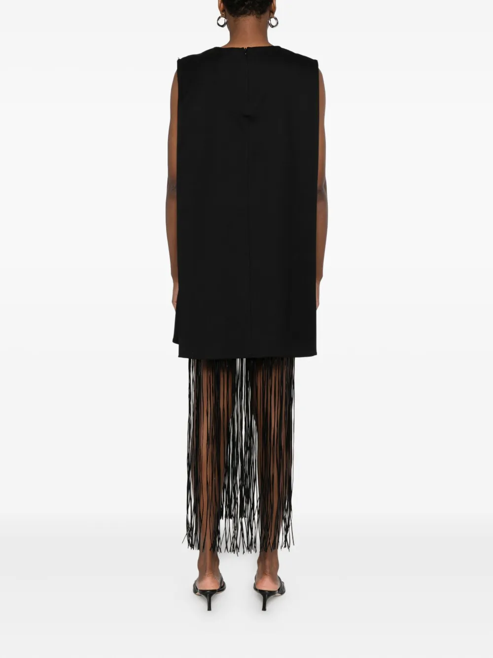 Sportmax Mouwloze jurk Zwart