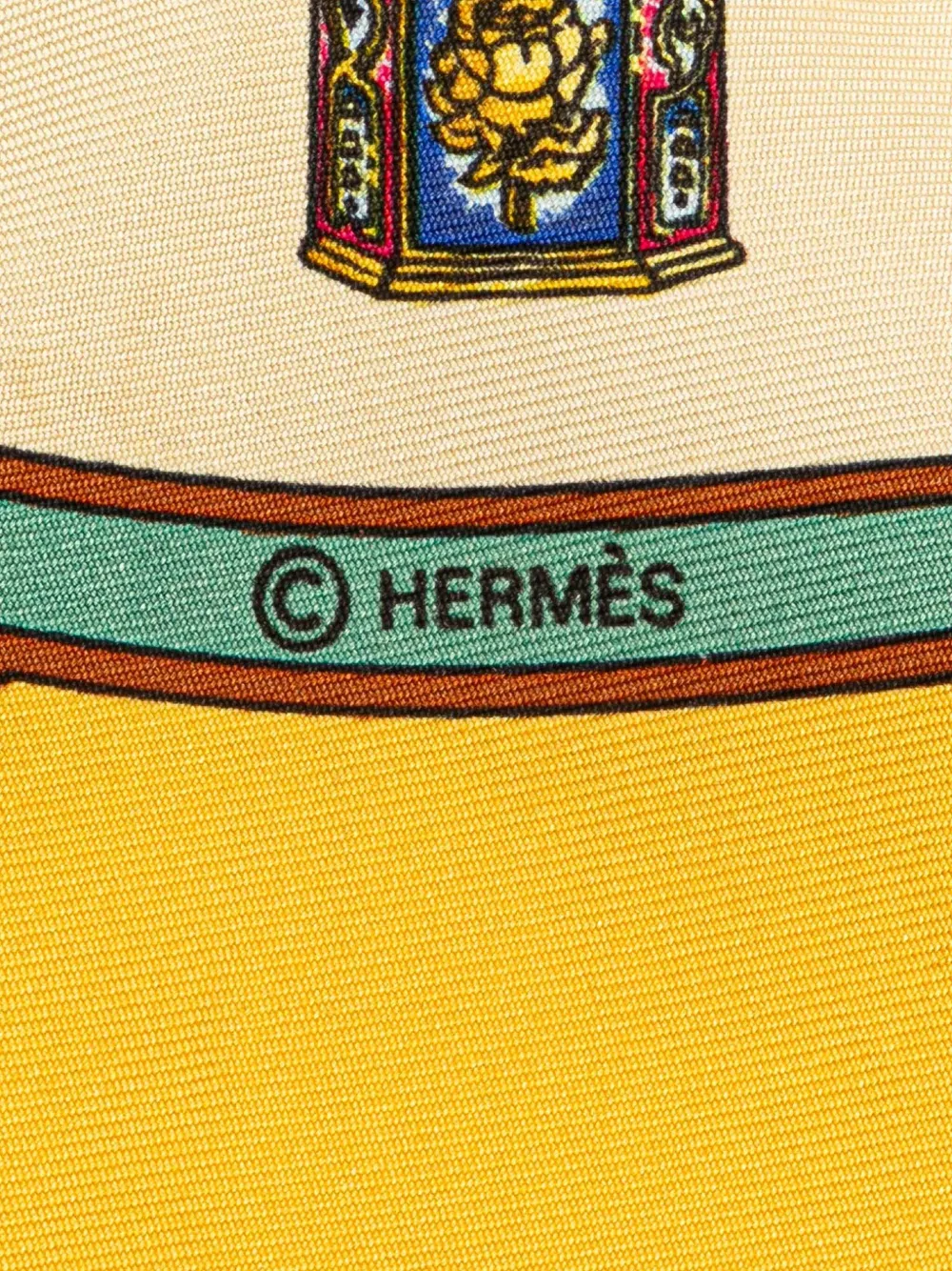 Pre-owned Hermes 20th Century Qu'importe Le Flacon Silk Scarf Scarves