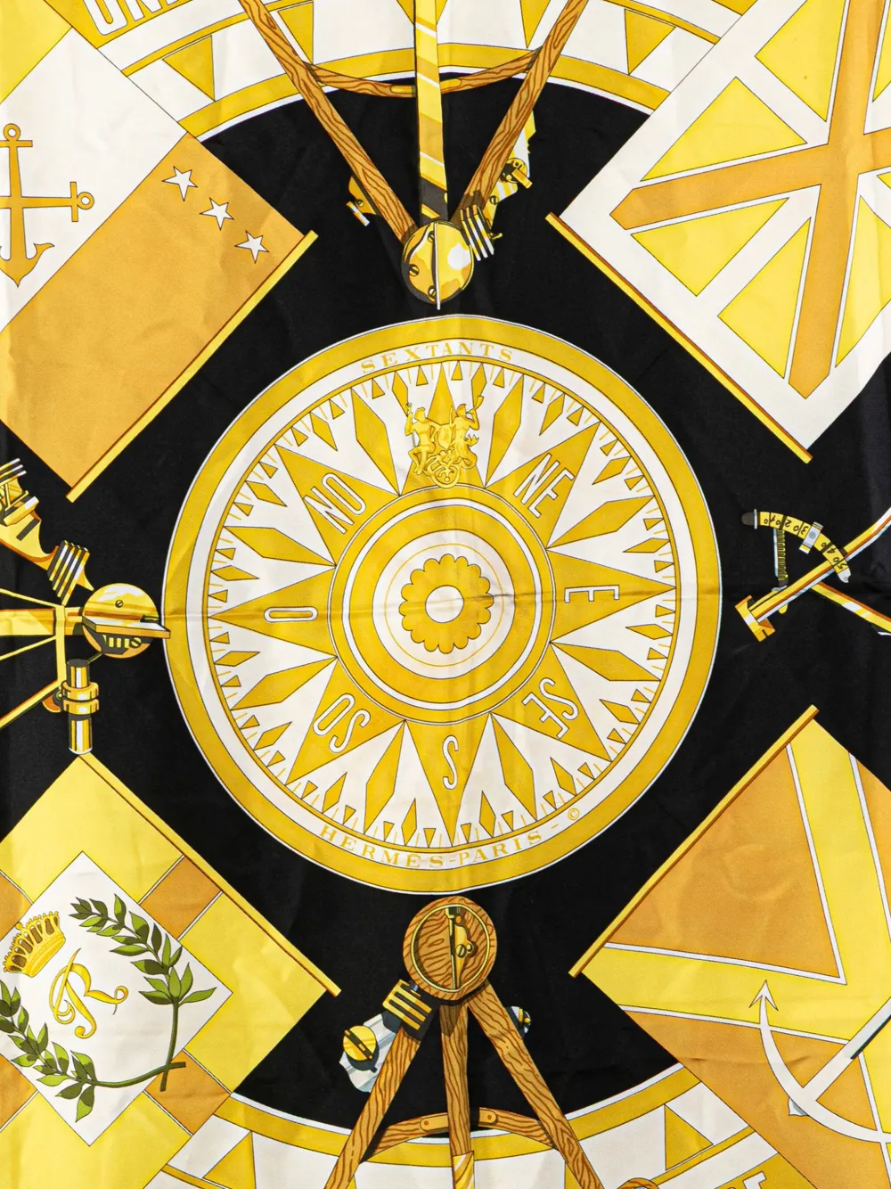 Hermès Pre-Owned 20th Century Sextants Silk Scarf scarves | Image 2