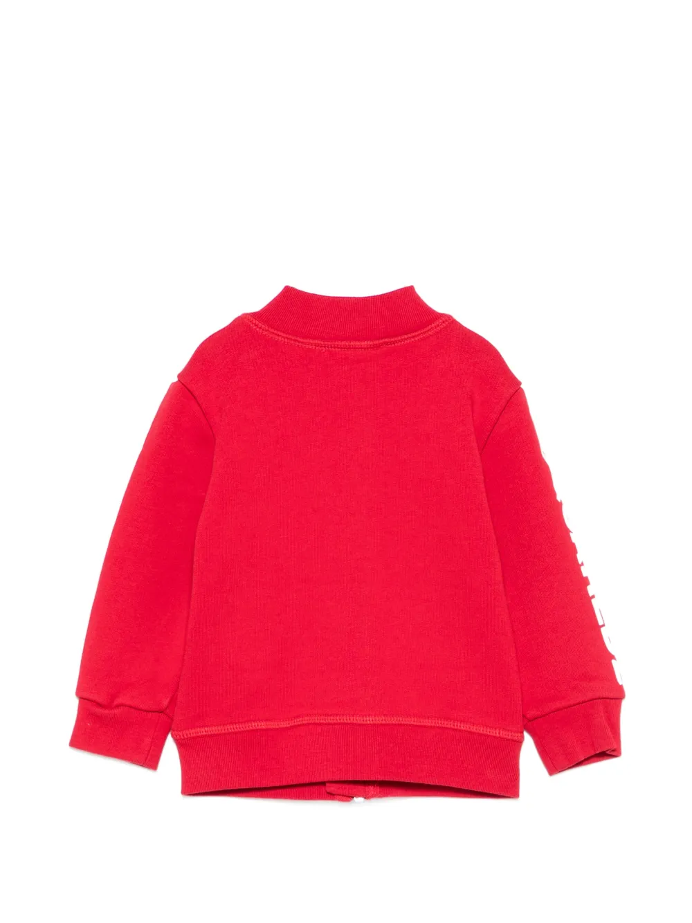 DSQUARED2 KIDS Sweater met logoprint en rits Rood