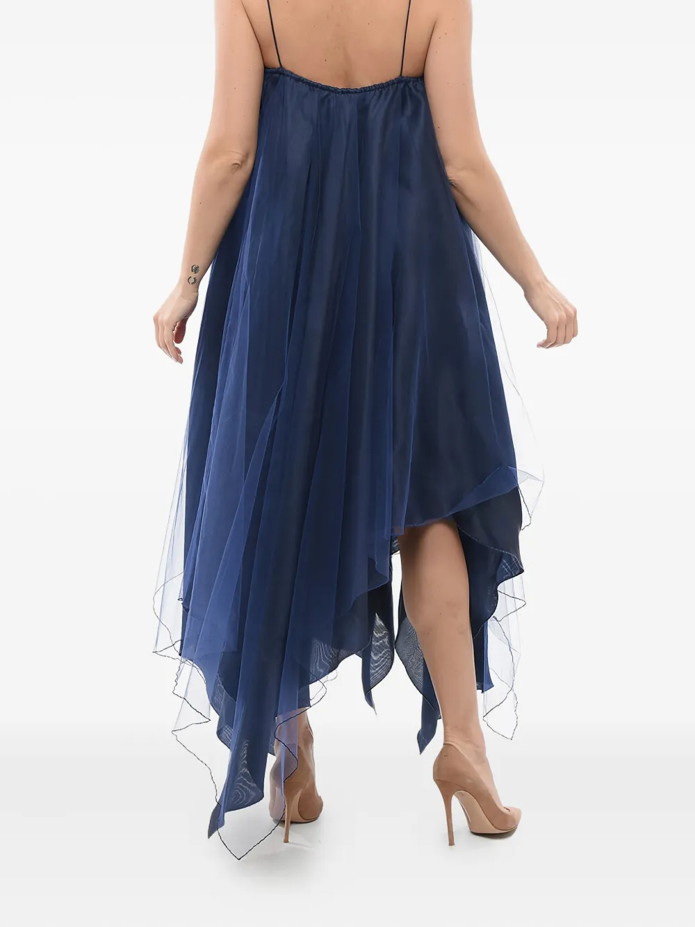 Giorgio Armani Tulen jurk Blauw