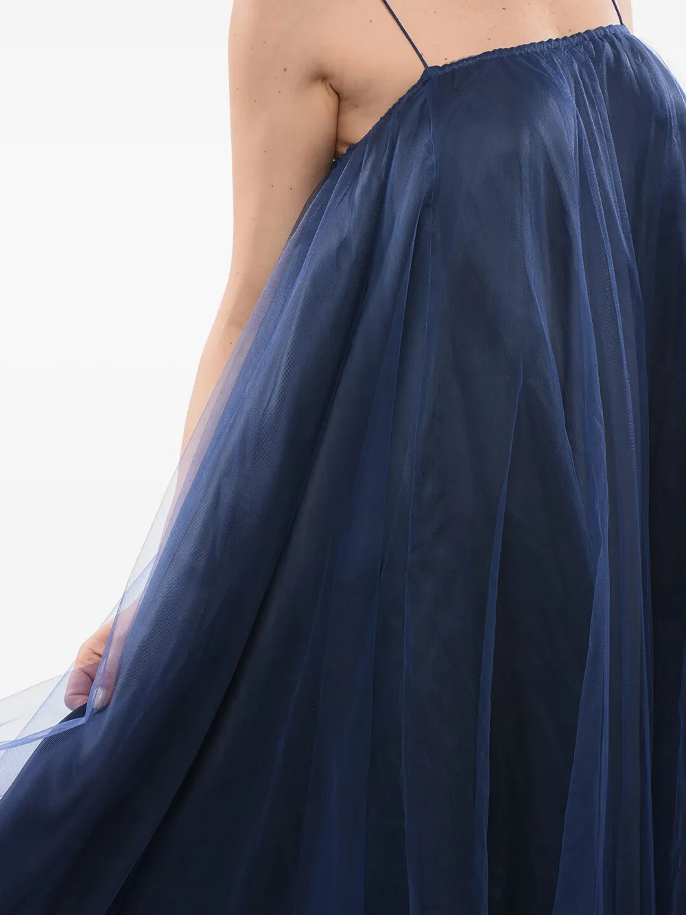 Giorgio Armani Tulen jurk Blauw