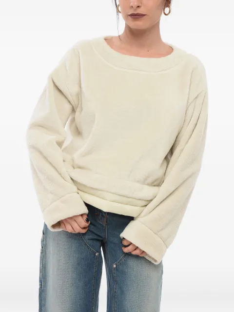 Giorgio Armani padded fleece top