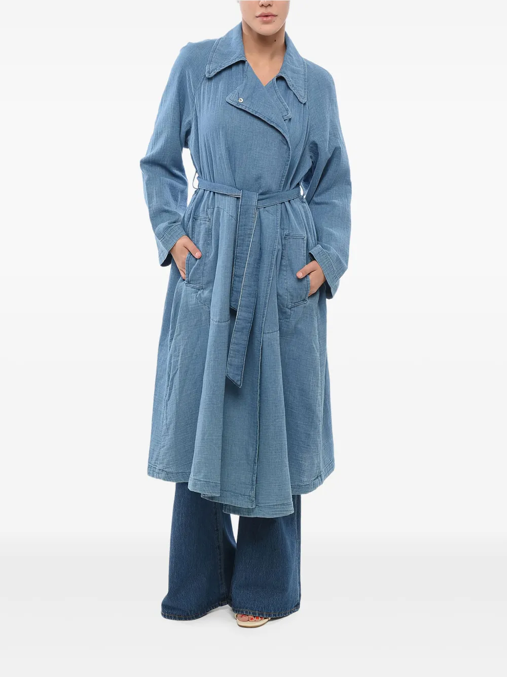 Giorgio Armani double-breasted belted coat | Double Breasted & Peacoats | Image 2