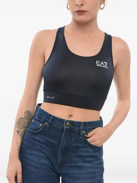Giorgio Armani logo racer-back top
