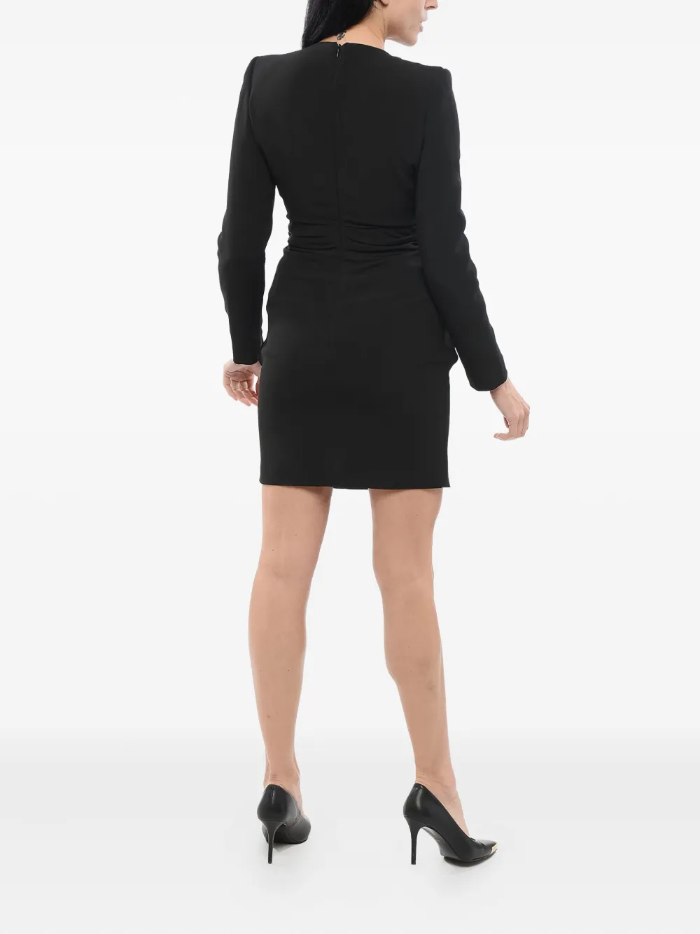 Giorgio Armani draped plunge-neck mini dress | Cocktail & Party Dresses | Image 2