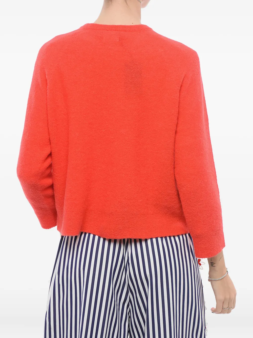 Giorgio Armani Wollen trui met ronde hals Rood