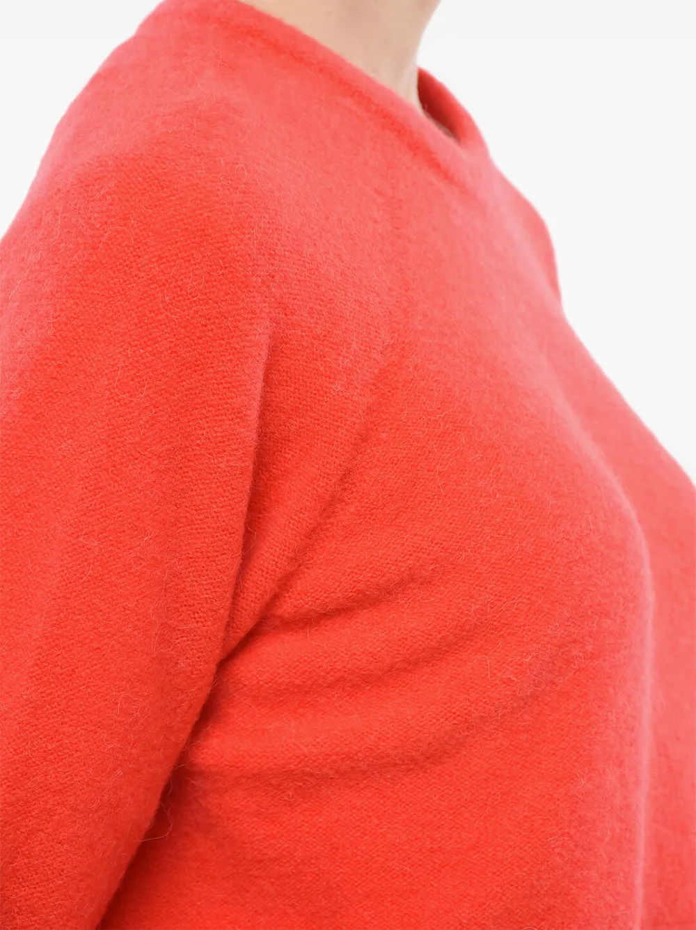 Giorgio Armani Wollen trui met ronde hals Rood