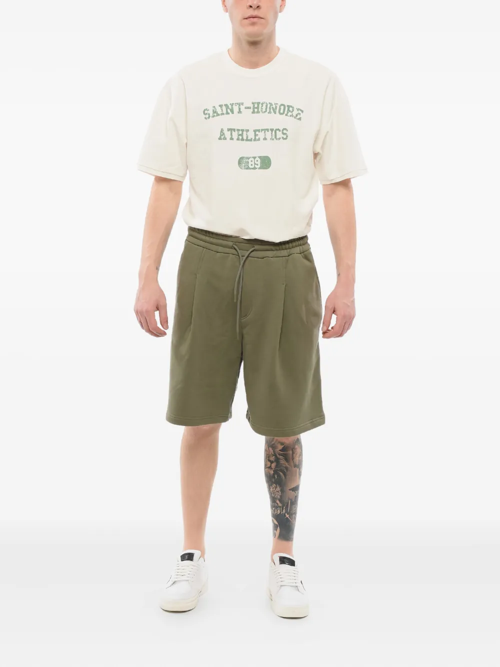 Giorgio Armani pleated drawstring shorts | Bermuda Shorts | Image 2