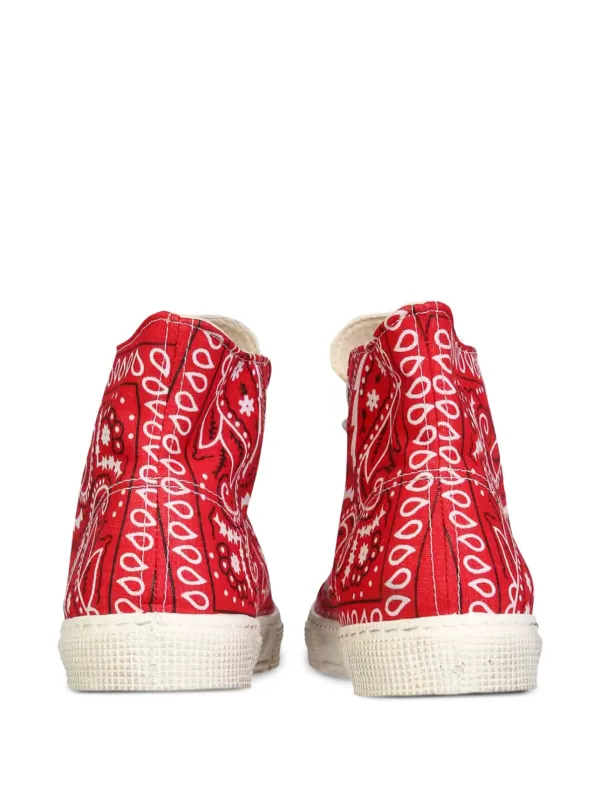 METAL GIENCHI high-top Trainers | Red | FARFETCH