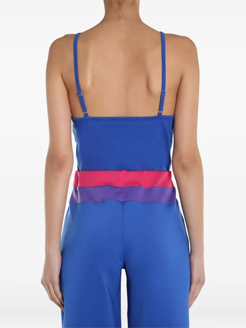 Fila Top met vlak met slangen-effect Blauw