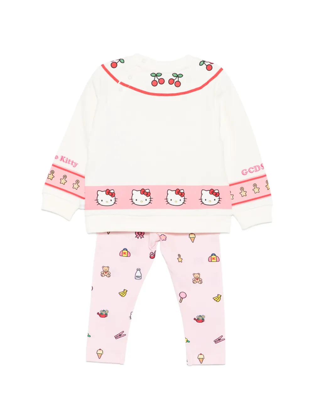 Gcds Kids x Hello Kitty broek set met print Roze