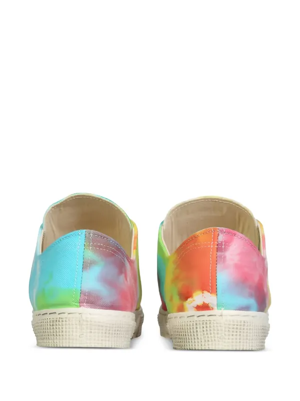 METAL GIENCHI x Jean Michel tie-dye Sneakers | Yellow | FARFETCH