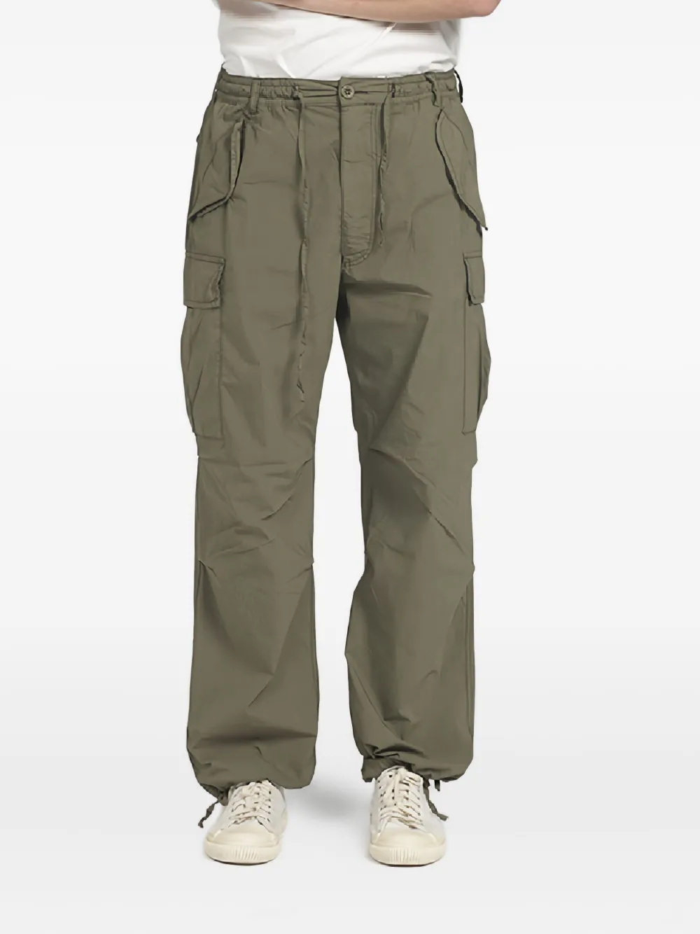 East Harbour Surplus Perth 15 drawstring cargo pants | Green | Image 1