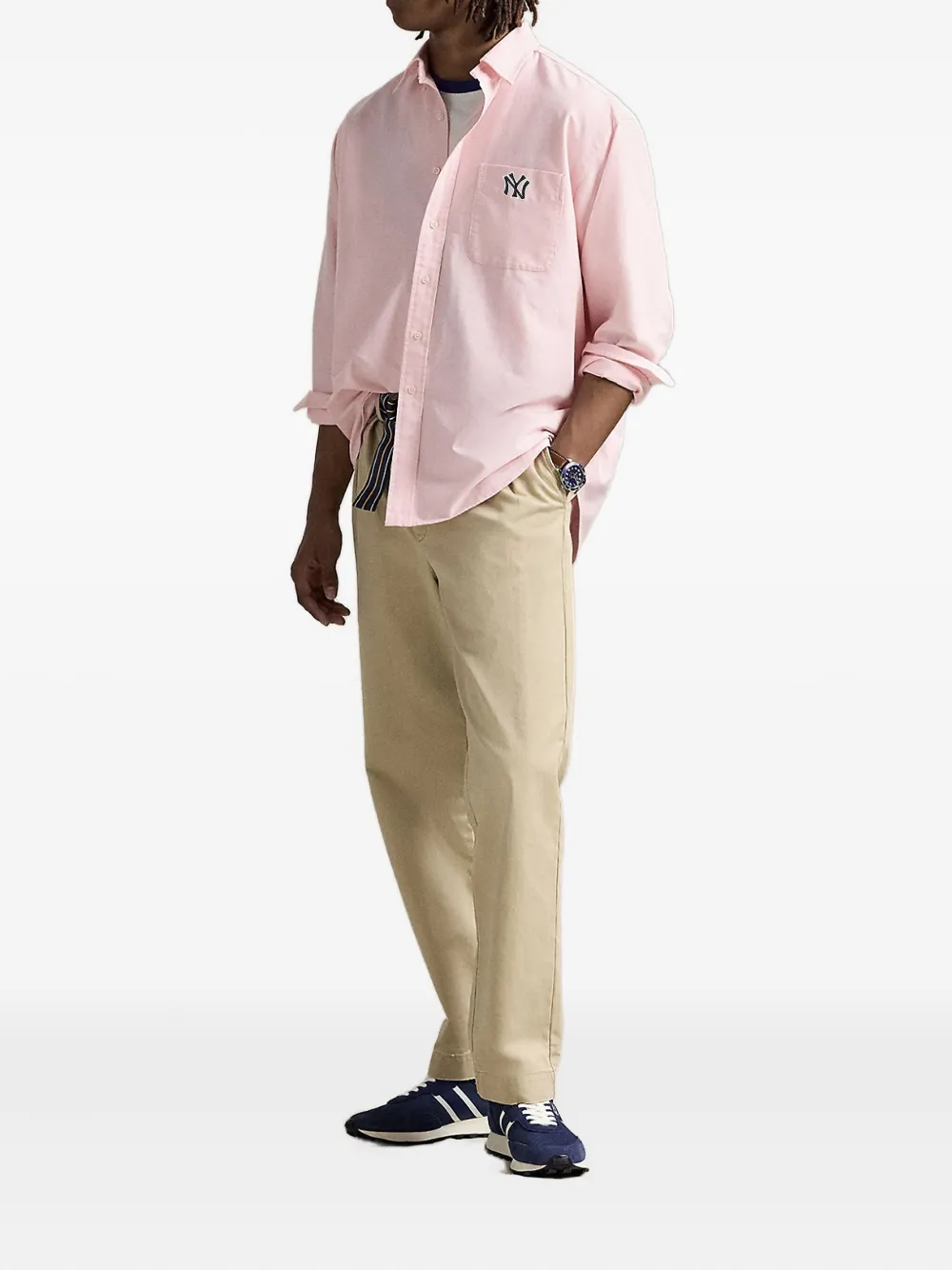 Polo Ralph Lauren ny-logo oxford shirt Roze