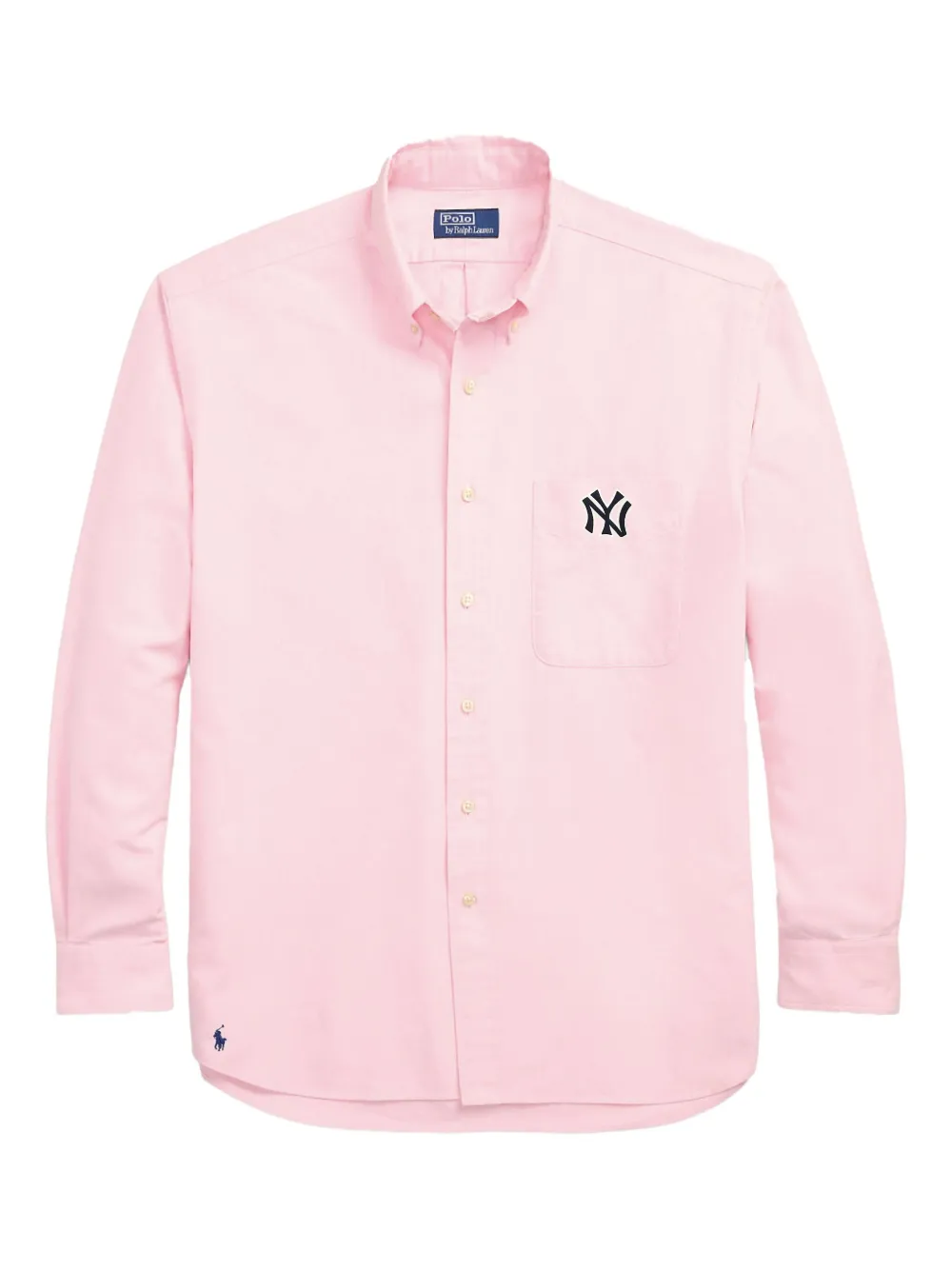 Polo Ralph Lauren ny-logo oxford shirt - ピンク Polo Ralph Lauren ny-logo oxford shirt - ピンク