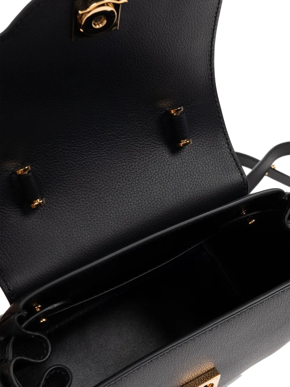 Versace Medusa Head-plaque top-handle bag Zwart