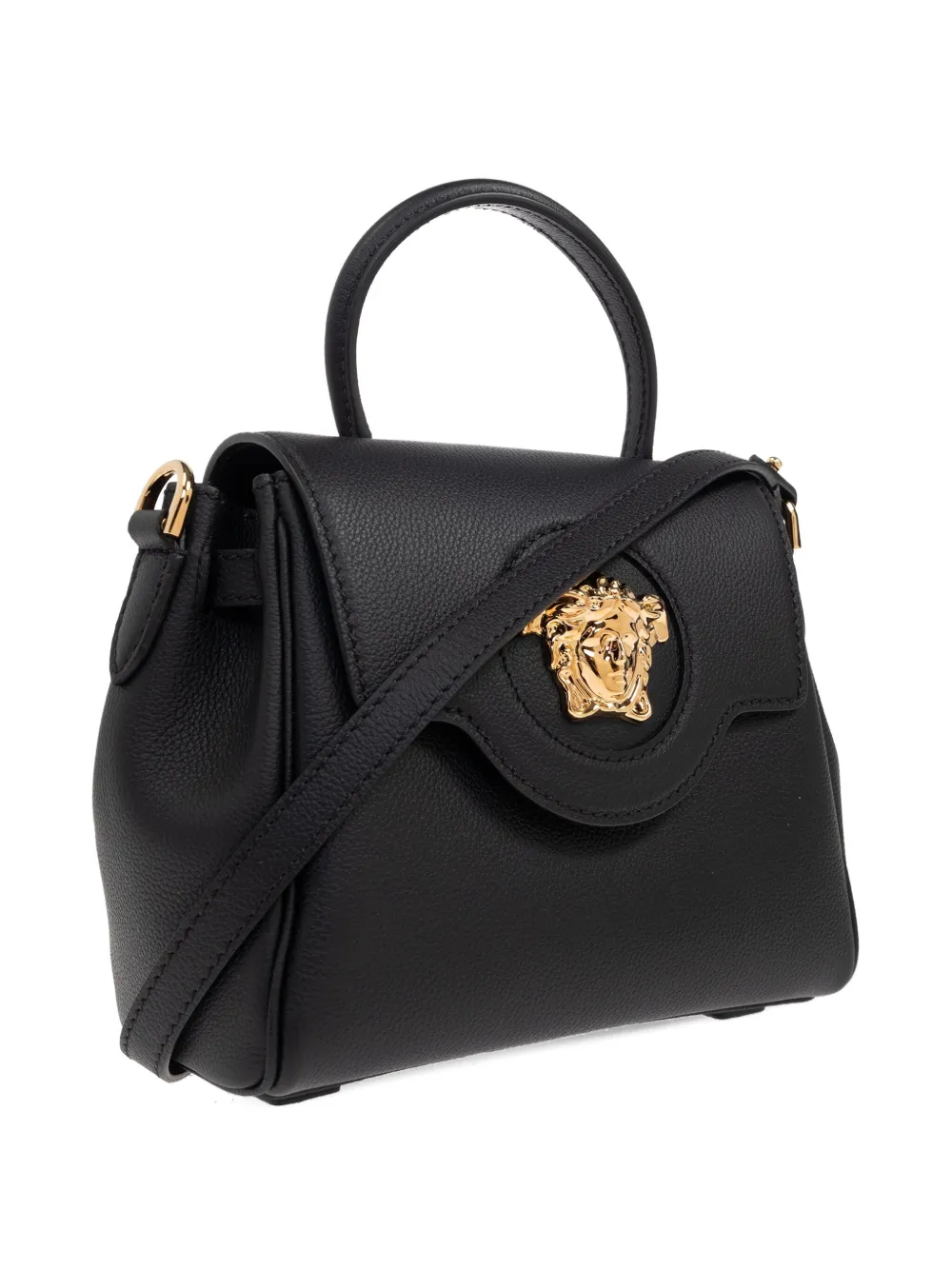 Versace Medusa Head-plaque top-handle bag Zwart