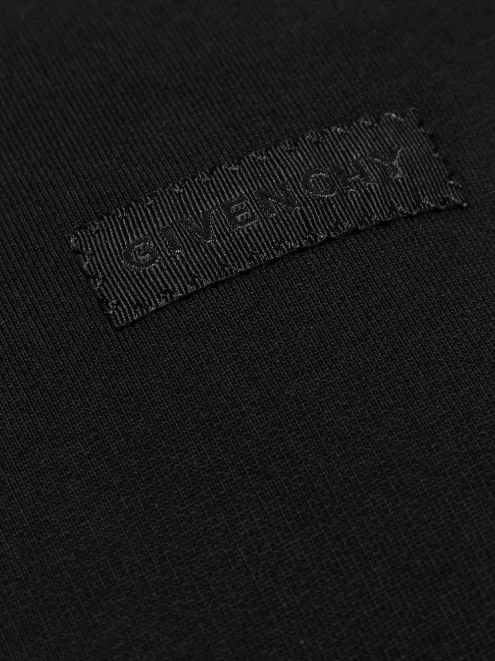 Givenchy Sweater met logoplakkaat Zwart