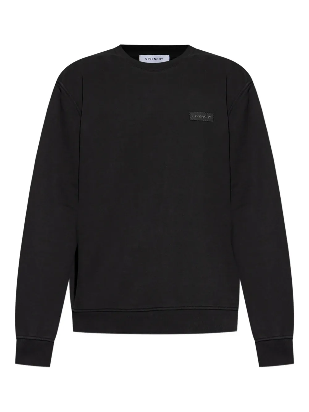 Givenchy Sweater met logoplakkaat Zwart