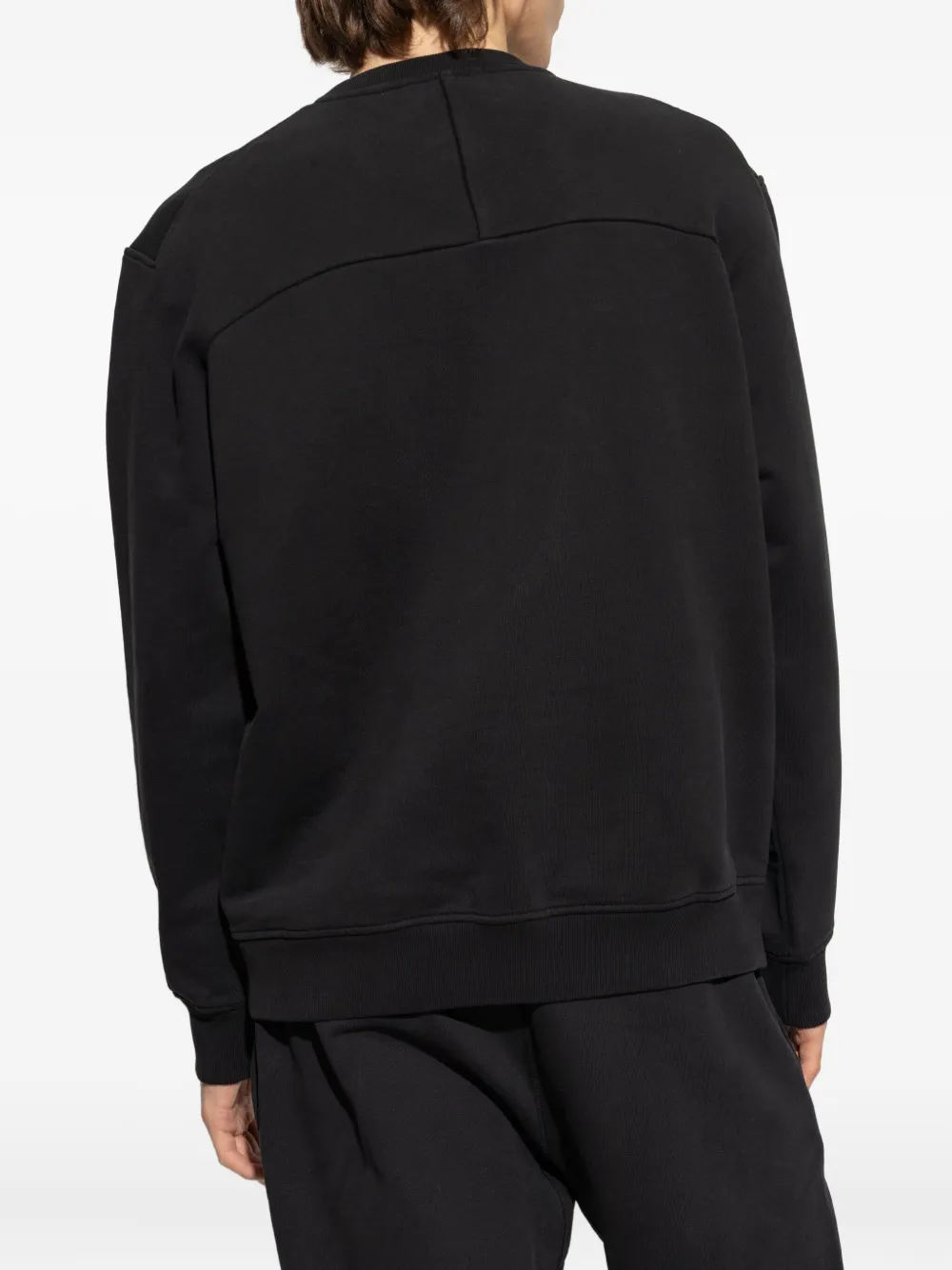 Givenchy Sweater met logoplakkaat Zwart