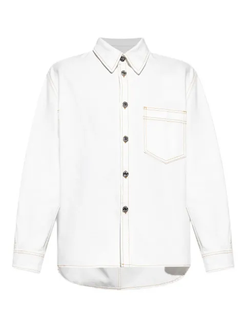 Givenchy button-fastening patch-pocket shirt
