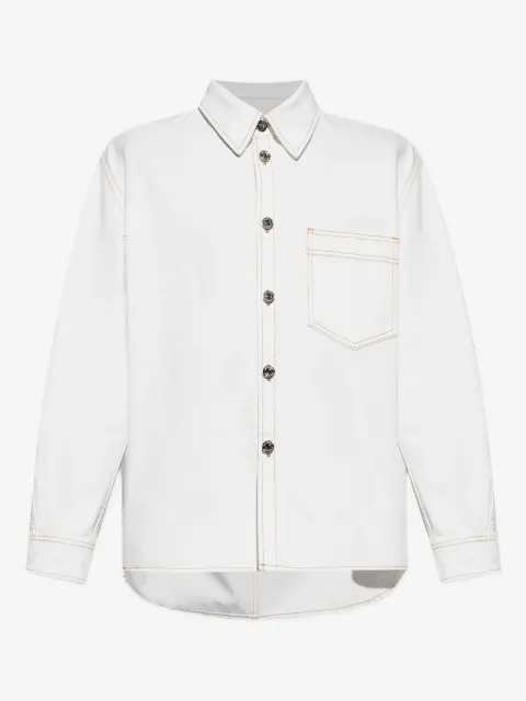 Givenchy button-fastening patch-pocket shirt