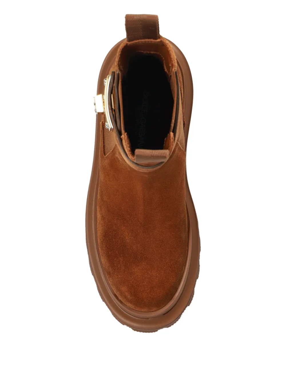 Dolce & Gabbana suede Chelsea boots Brown