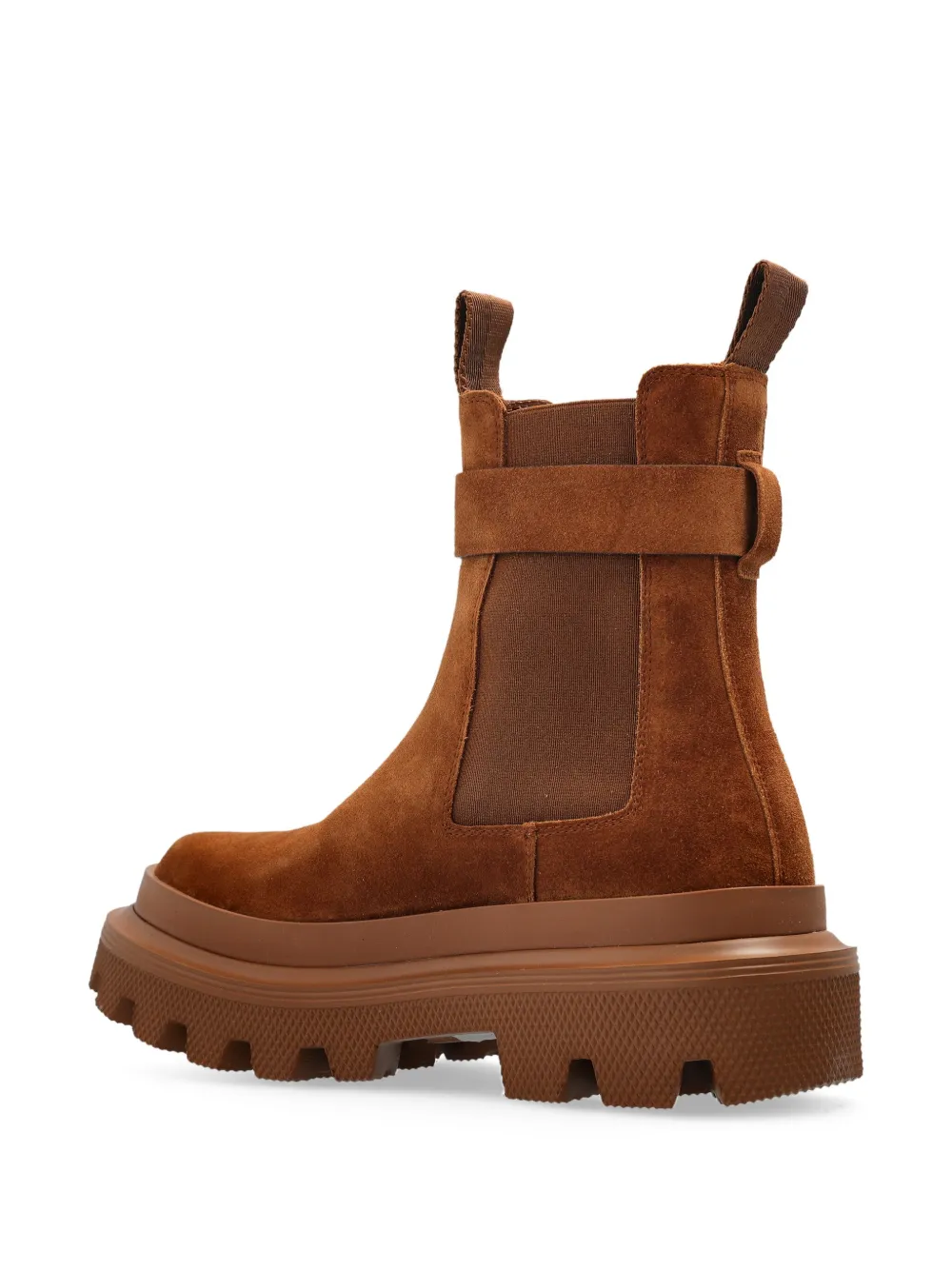 Dolce & Gabbana suede Chelsea boots Brown