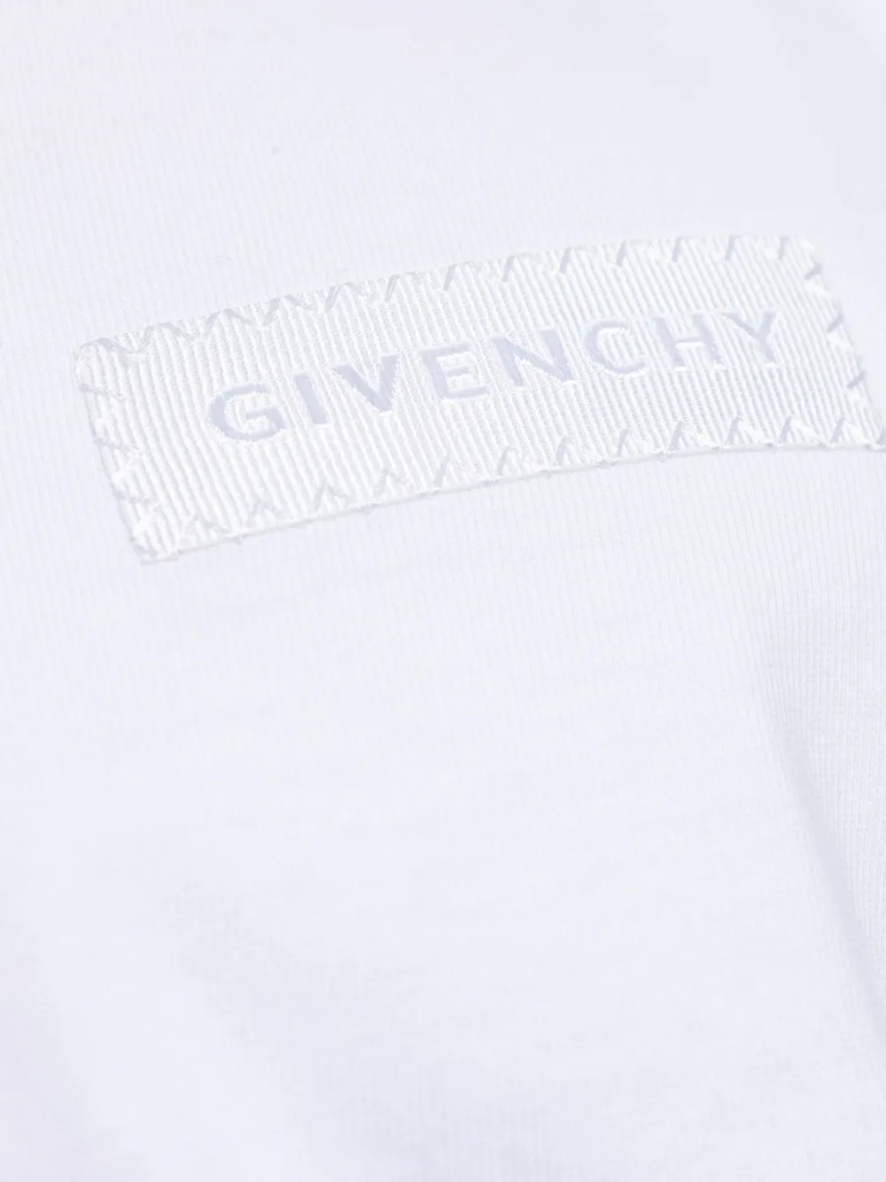 Givenchy logo-patch T-shirt Wit