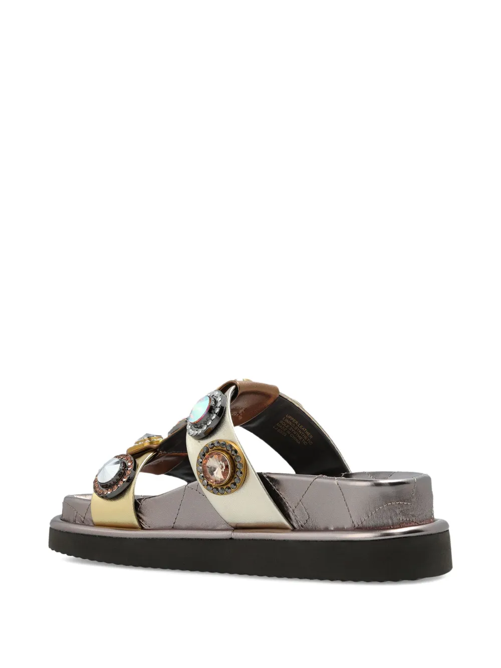 Kurt Geiger London crystal-embellished sandals Gold