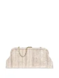 Jimmy Choo Skylar chain-strap clutch bag - White