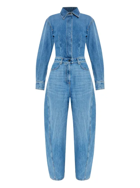 Givenchy denim shirt-collar jumpsuit