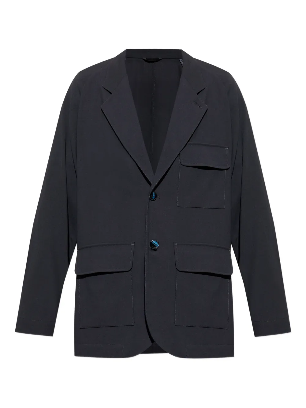 Giorgio Armani flap-pocket wool blazer | Black | Image 1