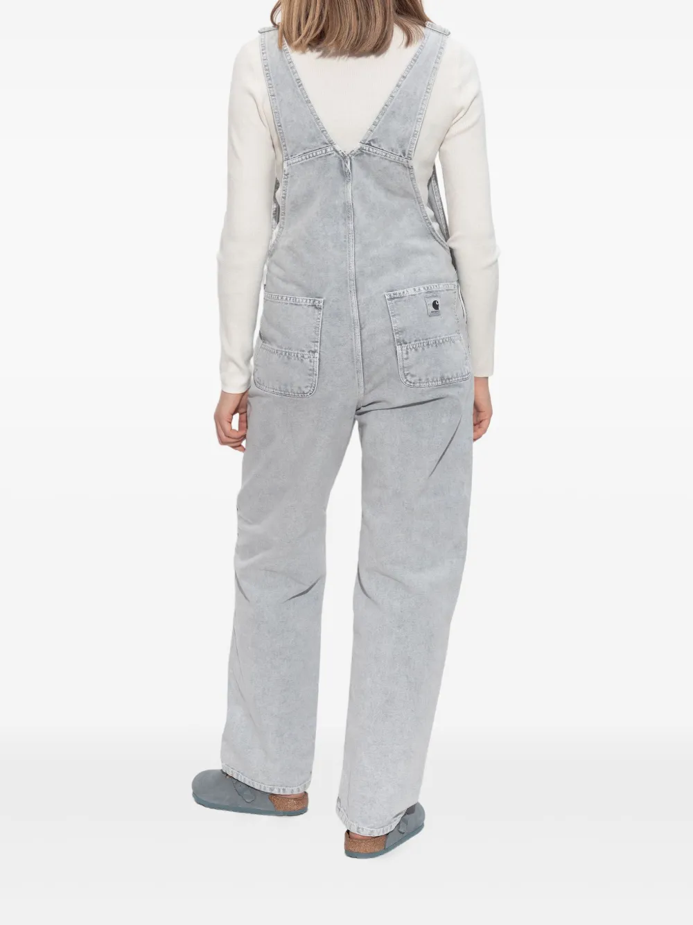 Carhartt WIP Bib tuinbroek Grijs