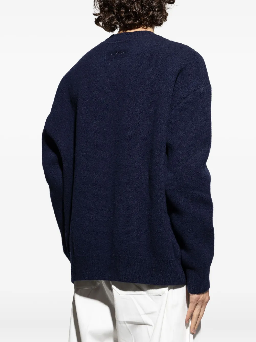 Givenchy Sweater met abstracte print Blauw